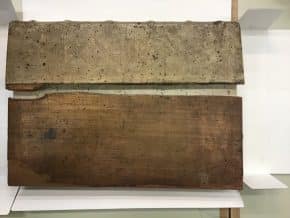 Drilling, gluing & joining: Re-attaching a wooden book board on a 16th-century volume