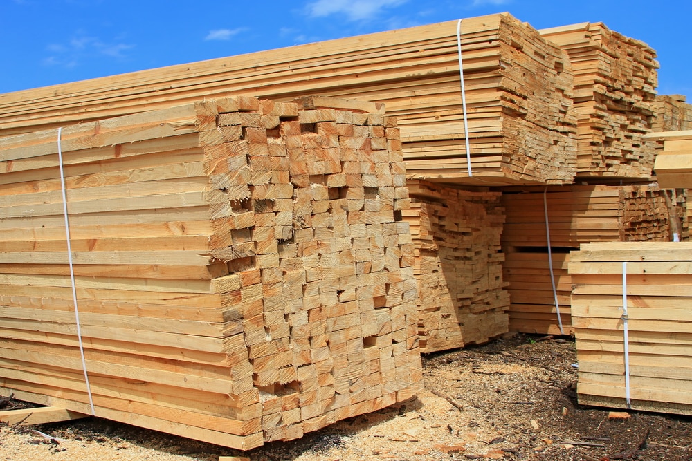 North American softwood lumber prices correct down while benchmark WSPF 2x4s continue to stay level
