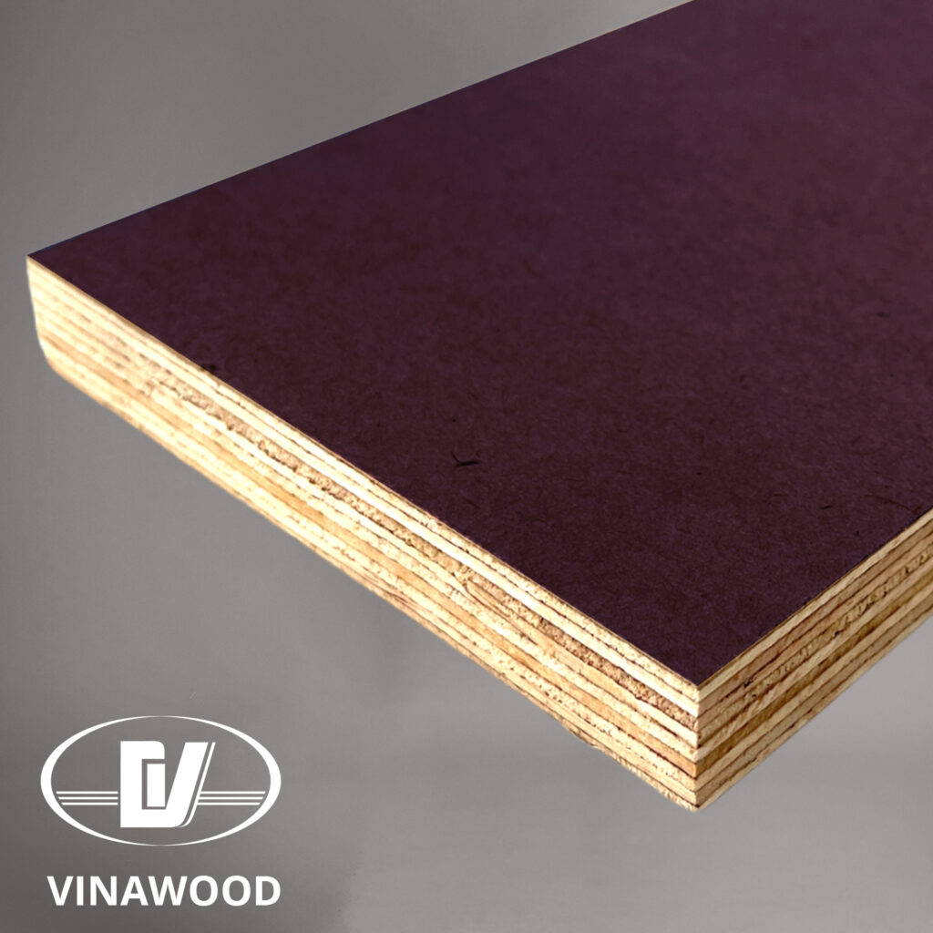  Vinawood MDO Panel with Film Backer – High Density – Purple Color