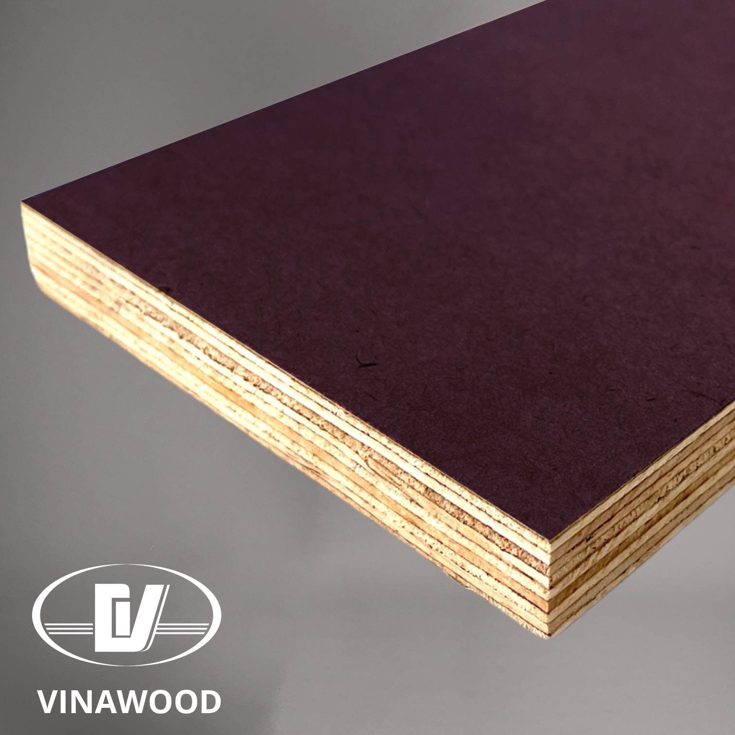 MDO 1S Panel with Film backer - High Density - Purple color - MDO Plywood