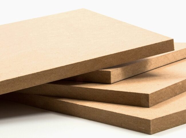 MDF, also known as medium-density fiberboard, is made from wood fibers 