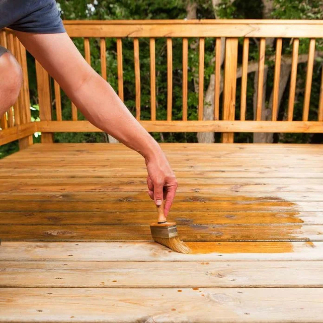 Is it better to paint or stain pressure treated plywood?