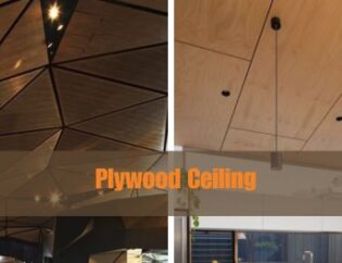 plywood ceiling