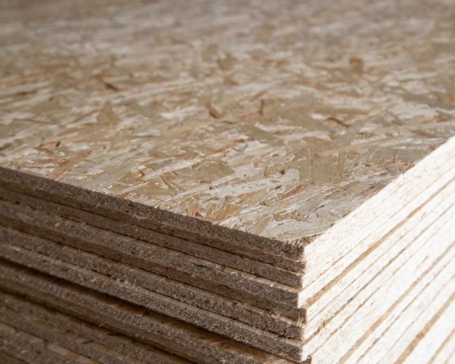 When treated with resin, plywood oriented strand board can resist water