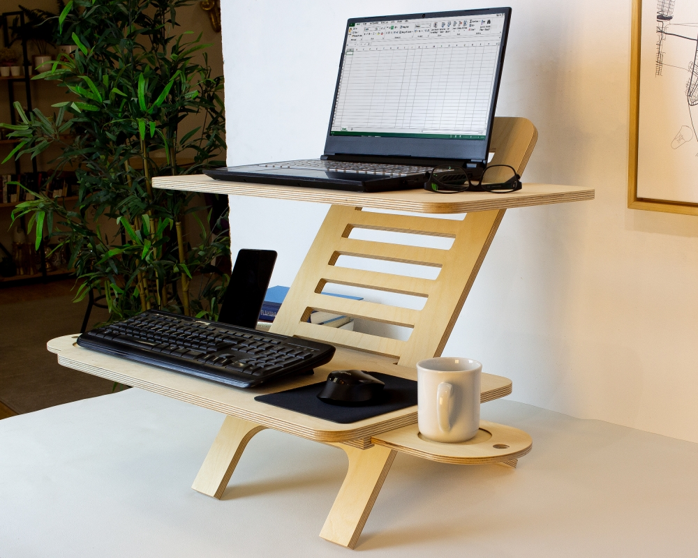 Plywood Laptop Stand