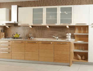 Plywood Kitchen cabinets