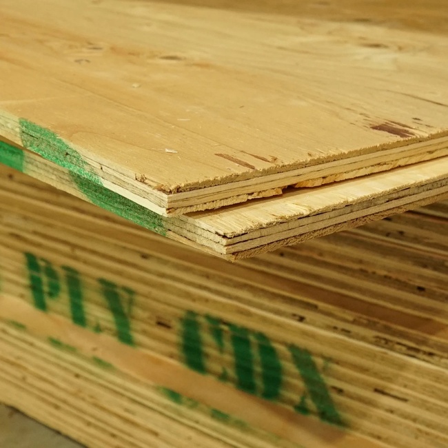 CDX plywood should not be exposed to severe weather conditions for too long