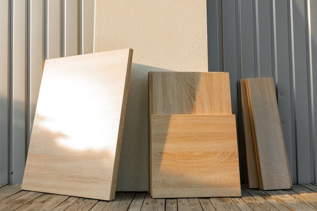Plywood is an engineered wood product made from thin layers of plywood glued together