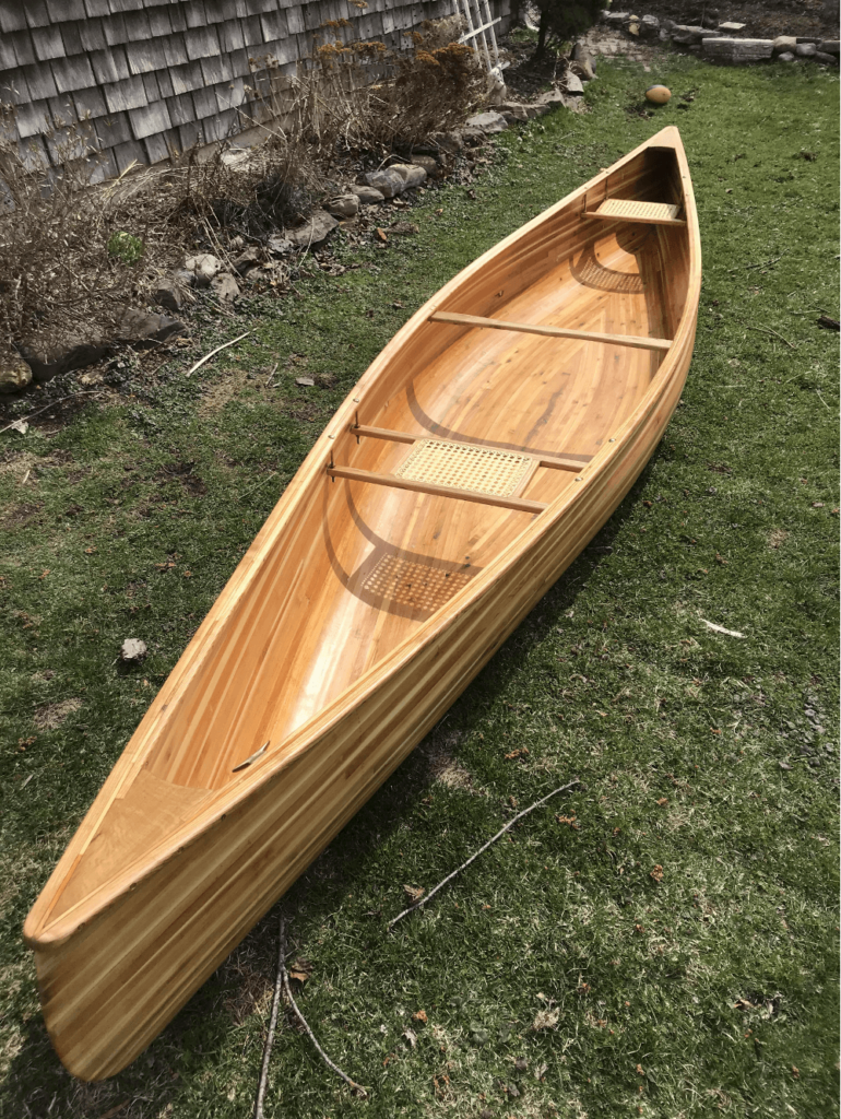 Spending white oak plywood for boat